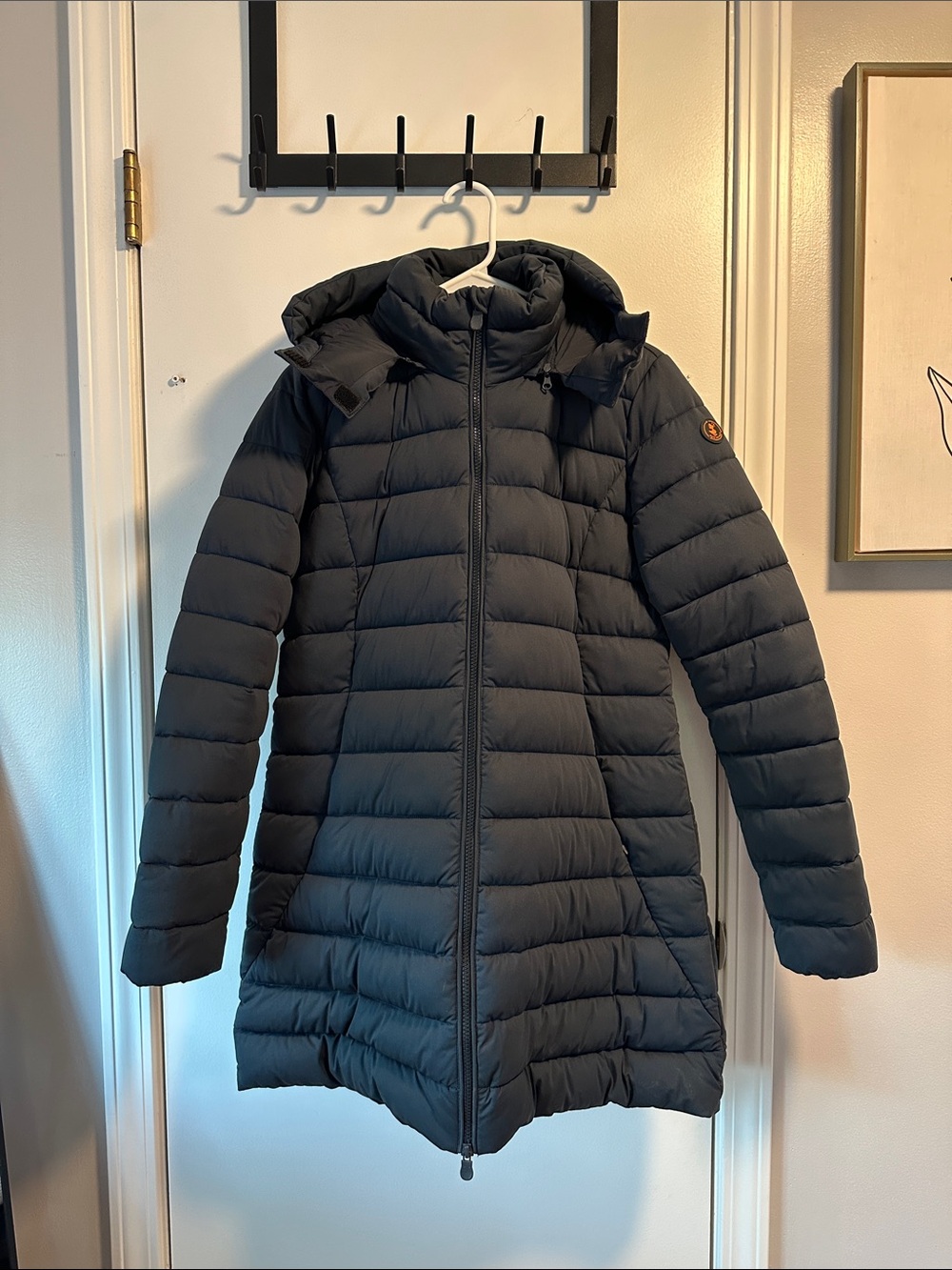 SAVE THE DUCK Women’s Navy Puffer Coat